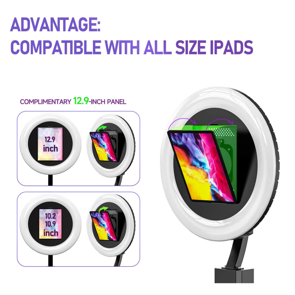 ChackTok Ipad Photo Booth With Light Strip